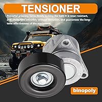 Vista 2 de binopoly 38284 Conjunto de tensor de correa de transmisión con polea para Nissan Altima/Sentra/Rogue/X-Trail OEM # 119556N20B 11955-6N20C 119558J00A