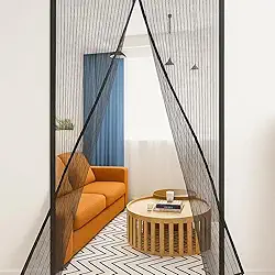 Kit Tela Mosquiteiro para Janela e Porta, Proteção contra Insetos, Malha Fina