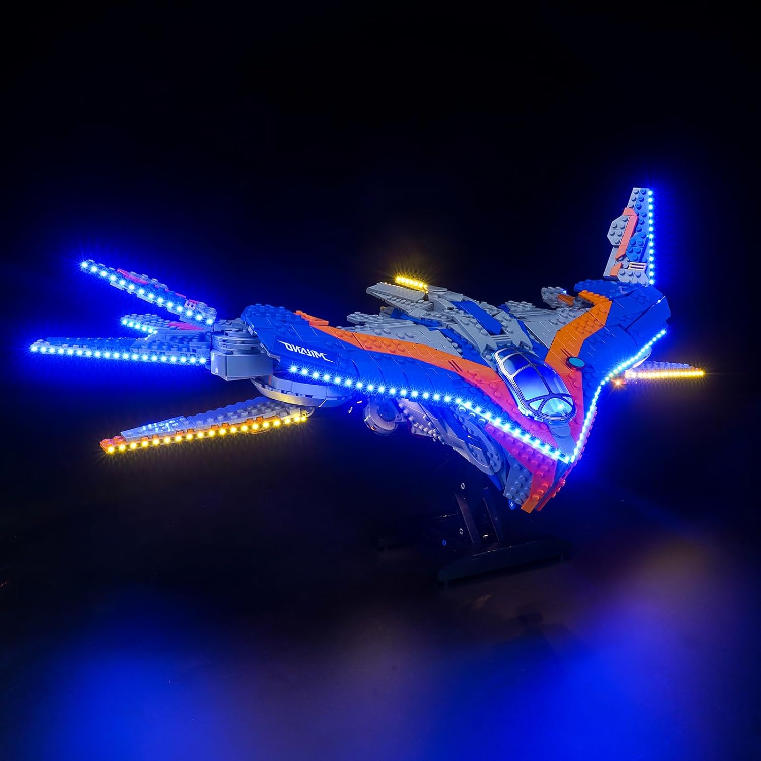 BrickBling LED Light for Lego Guardians of The Galaxy: The Milano, Creative Lighting Compatible with Lego 76286,No Model (Classic Version Light)