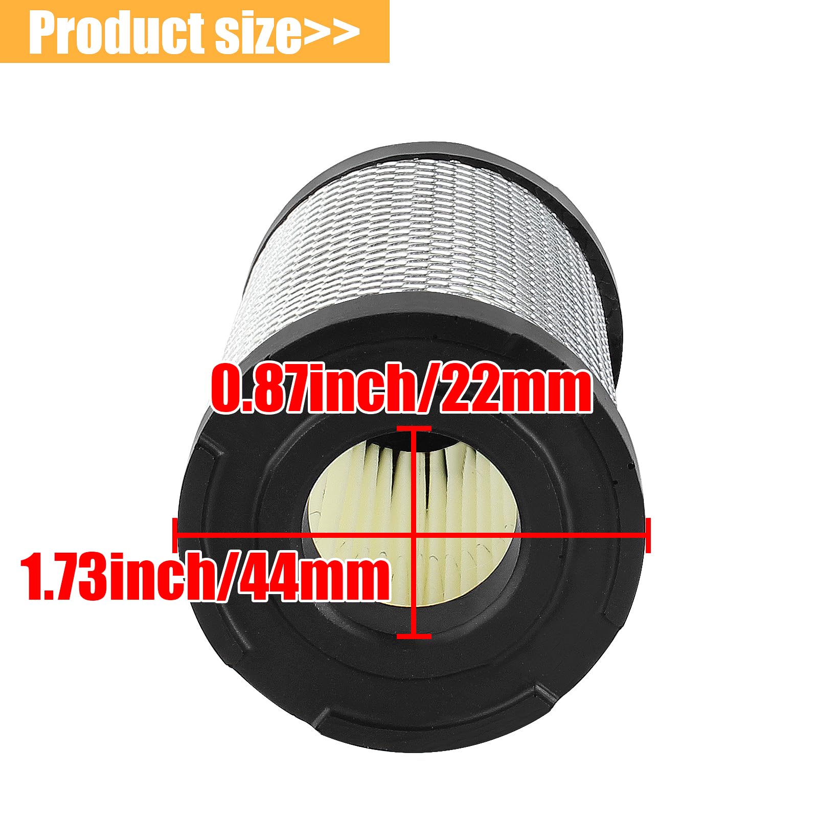 QAZAKY 6PCS Air Filter Compatible with Tecumseh 35066 OVRM105 TC200 TC300 TCH300 TVS100 TVS105 AM123992 314 314F Sears 63087A Craftsman 33342 63087A Lawn Mower Lawn-Boy 10200 10202 10210 10302 10360 - Image 3