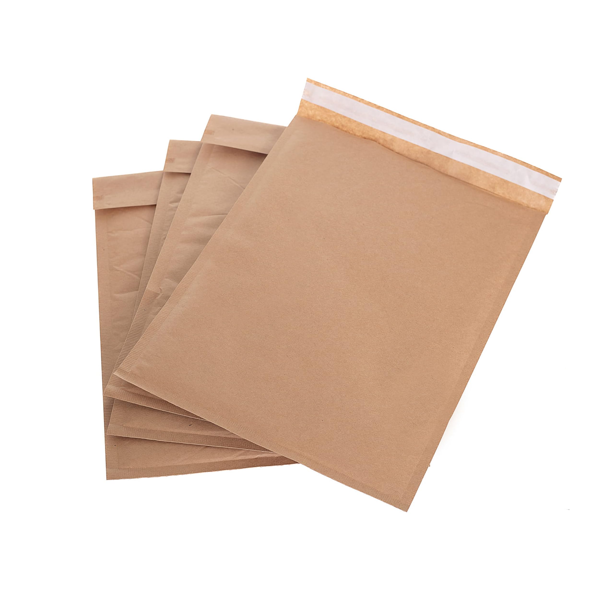Jeco - Lot de 100 enveloppes à bulles d'air taille H/8 int. A4 270 x 360 mm pochettes kraft marron matelassées d'expédition PRO