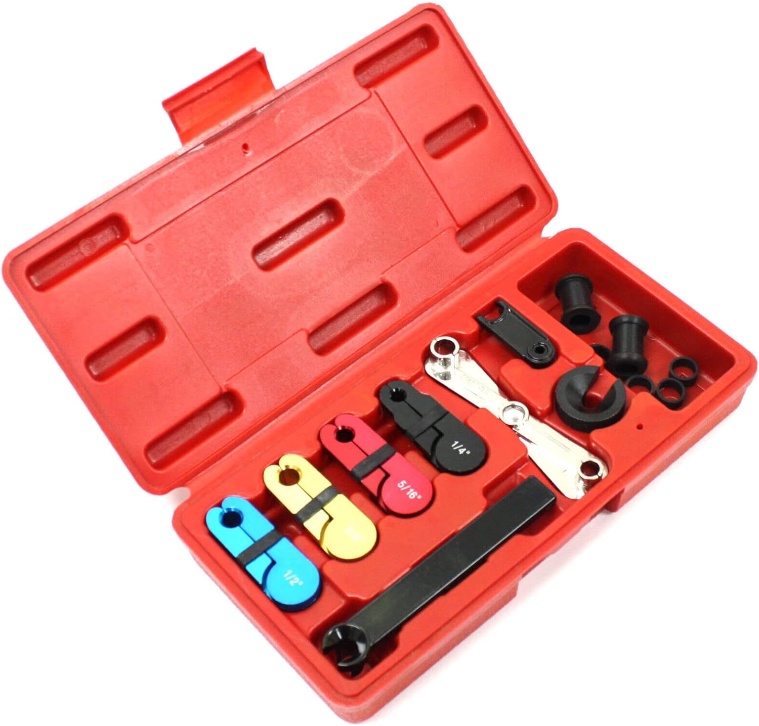 ARC-POWER 8 pc Fuel and Transmission Line Disconnect Set 1/4" 5/16" 3/8" 1/2" Gas Decouple