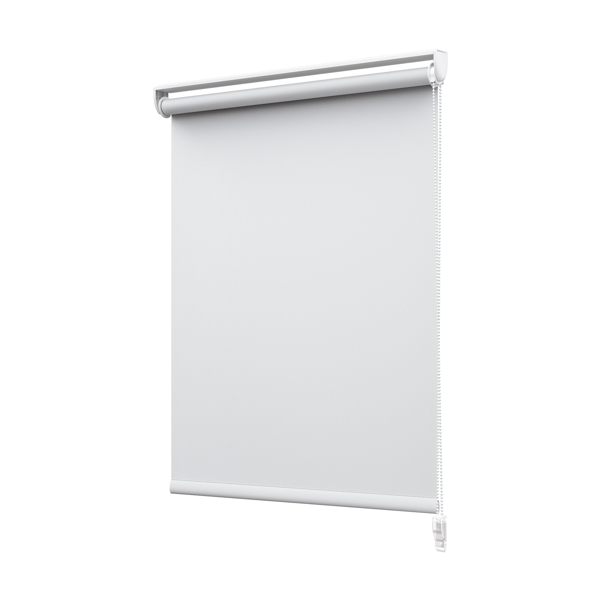 HOMEDEMO Verdunklungsrollo ohne Bohren B115 × H230 cm, Weiß