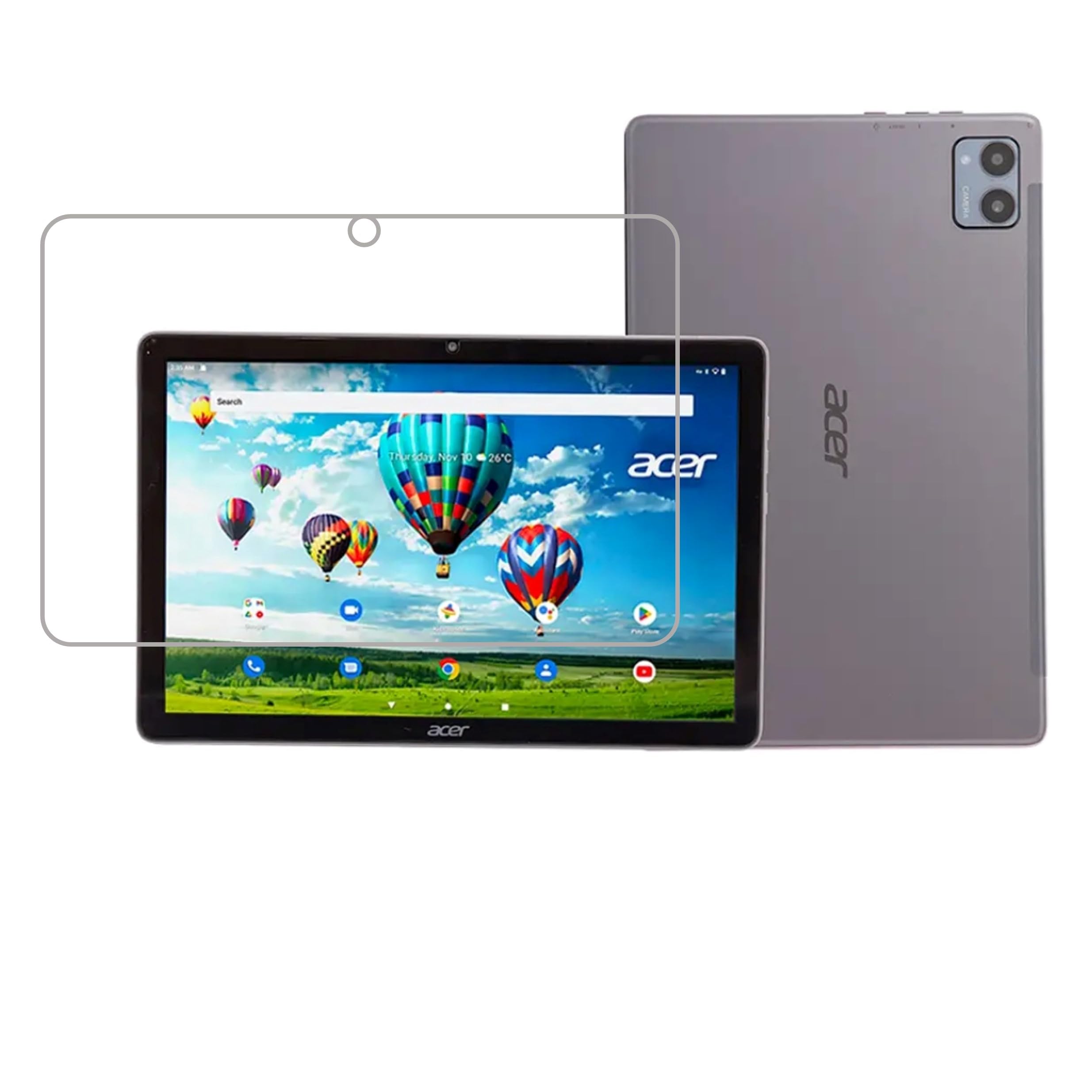 DVTECH® Acer Tab One10 T9-1212L 10.1 Compatible Tablet Screen protector 9H Crystal Clear unbreakable (Flexible Screen Protector) (B0D4M3VD1X) Amazon Price History, Amazon Price Tracker