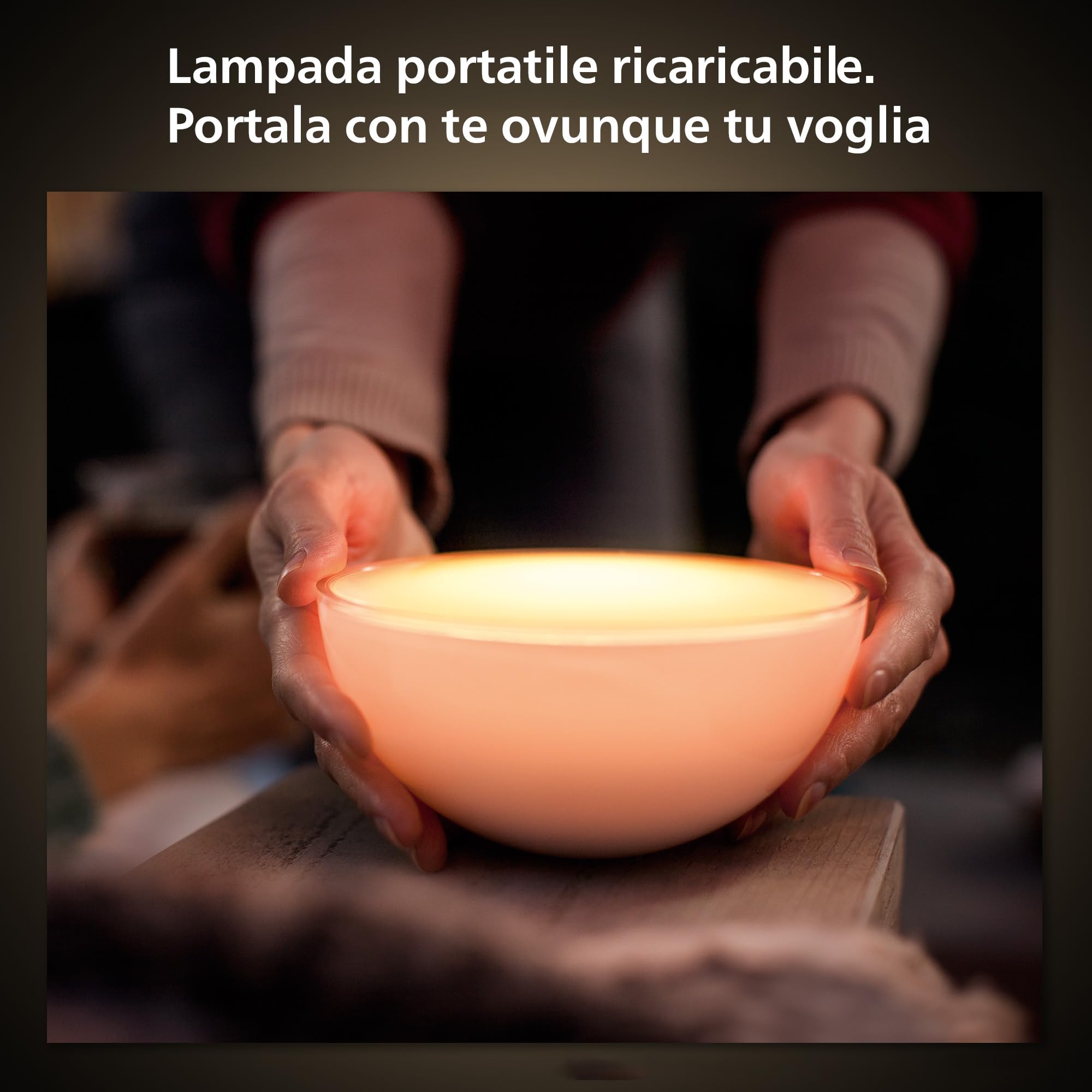 Lampante Philips Hue Go White Color Ambiente Connessa Zigbee Bluetooth - Dettaglio