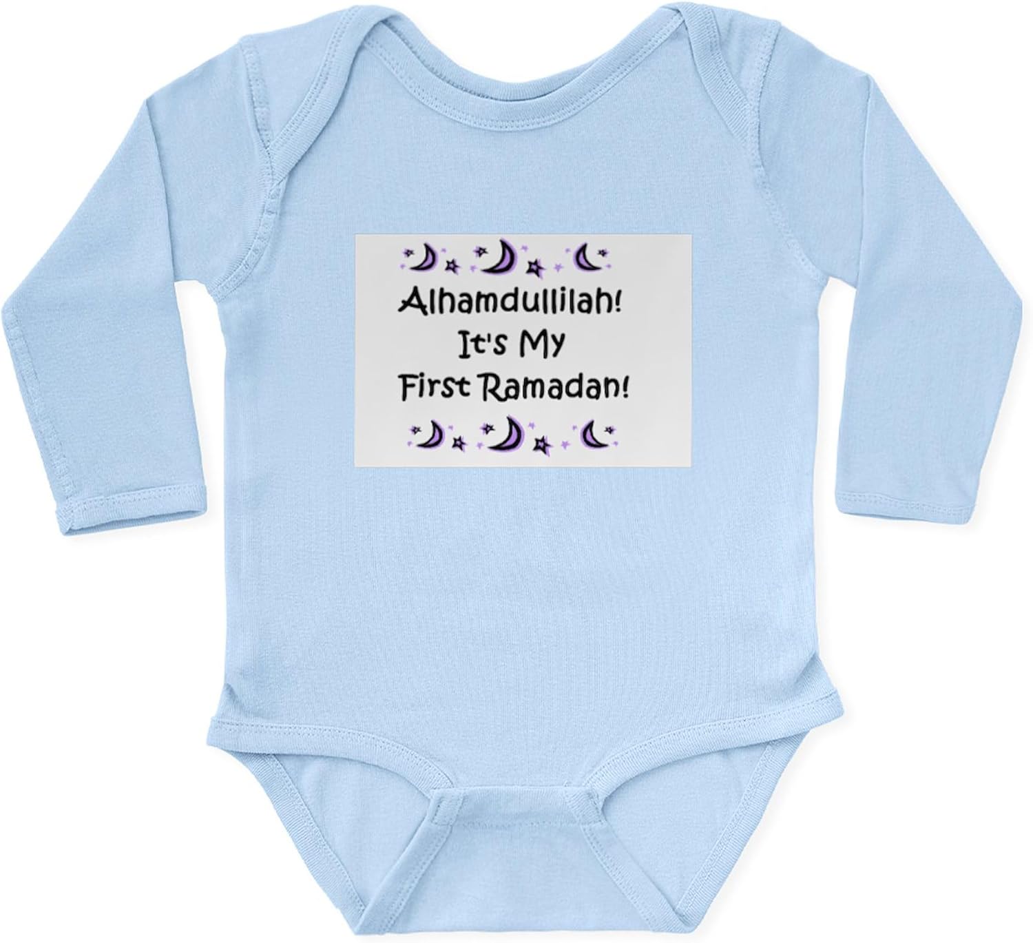 CafePress First Ramadan Body Suit Cute Long Sleeve Infant Baby Bodysuit Romper
