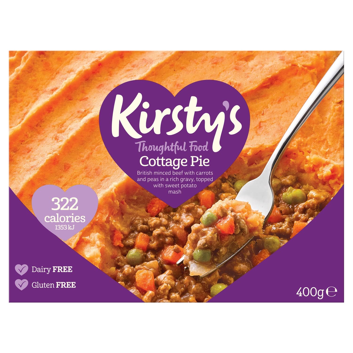 Kirsty's Cottage Pie with Sweet Potato Mash, 400g