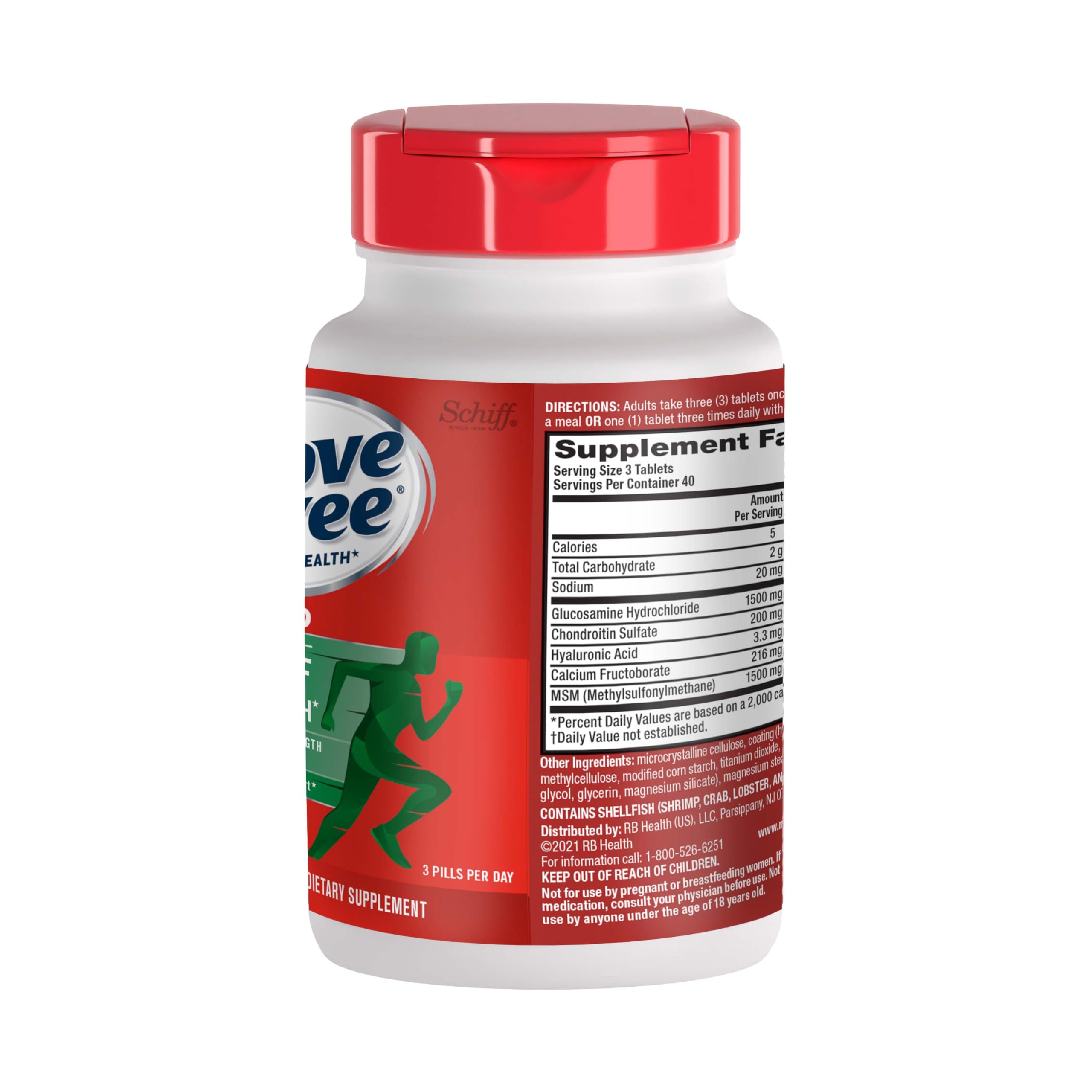 Move Free Advanced Joint Support, Glucosamine, Chondroitin + MSM - 3x120 ct — Amazon image 10