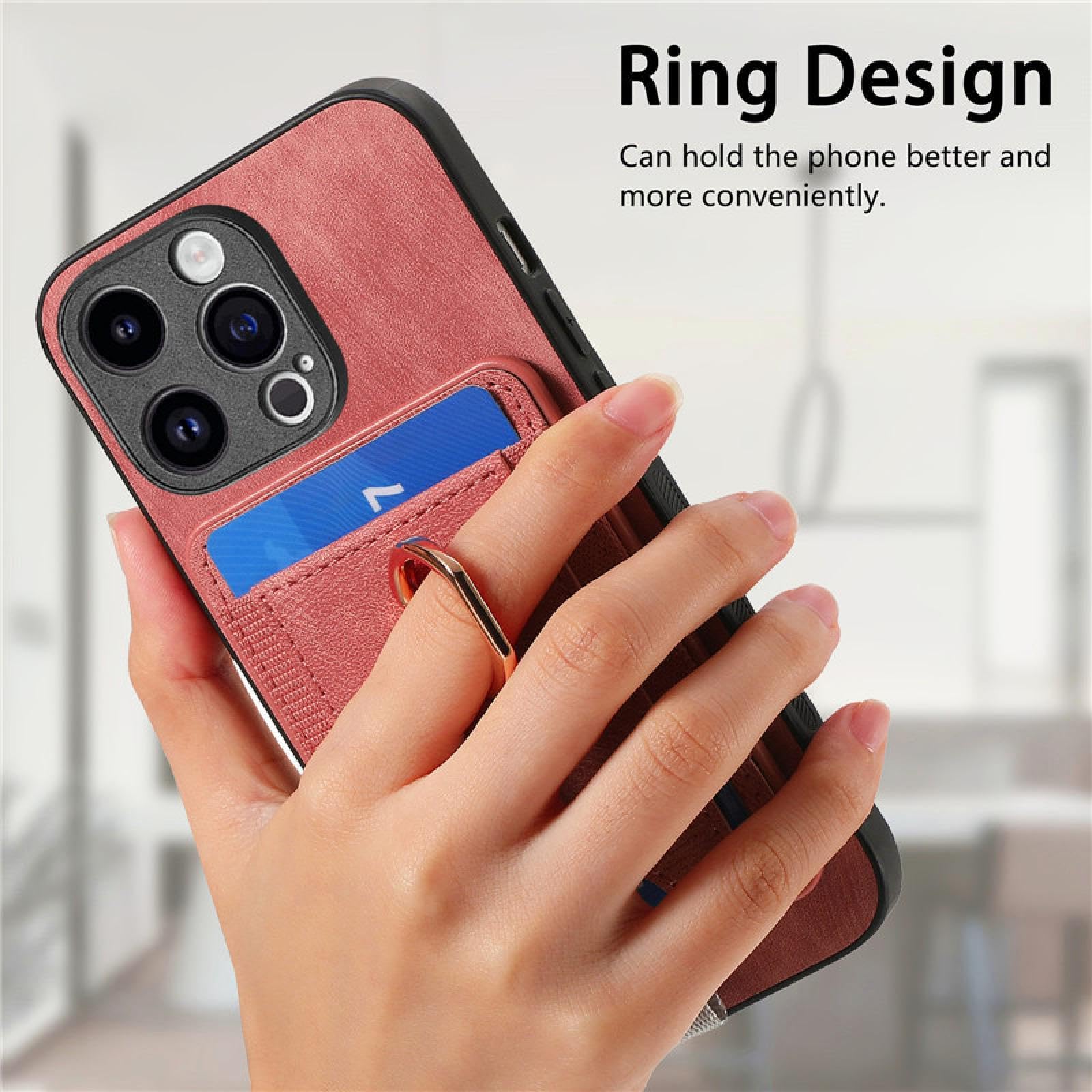 Do iPhone SE 2020 (2022) Magnetyczny bezprzewodowy skórzany portfel etui na telefon z pierścieniem i klapką (do iPhone SE 2020 (2022)/FIOLETOWY)