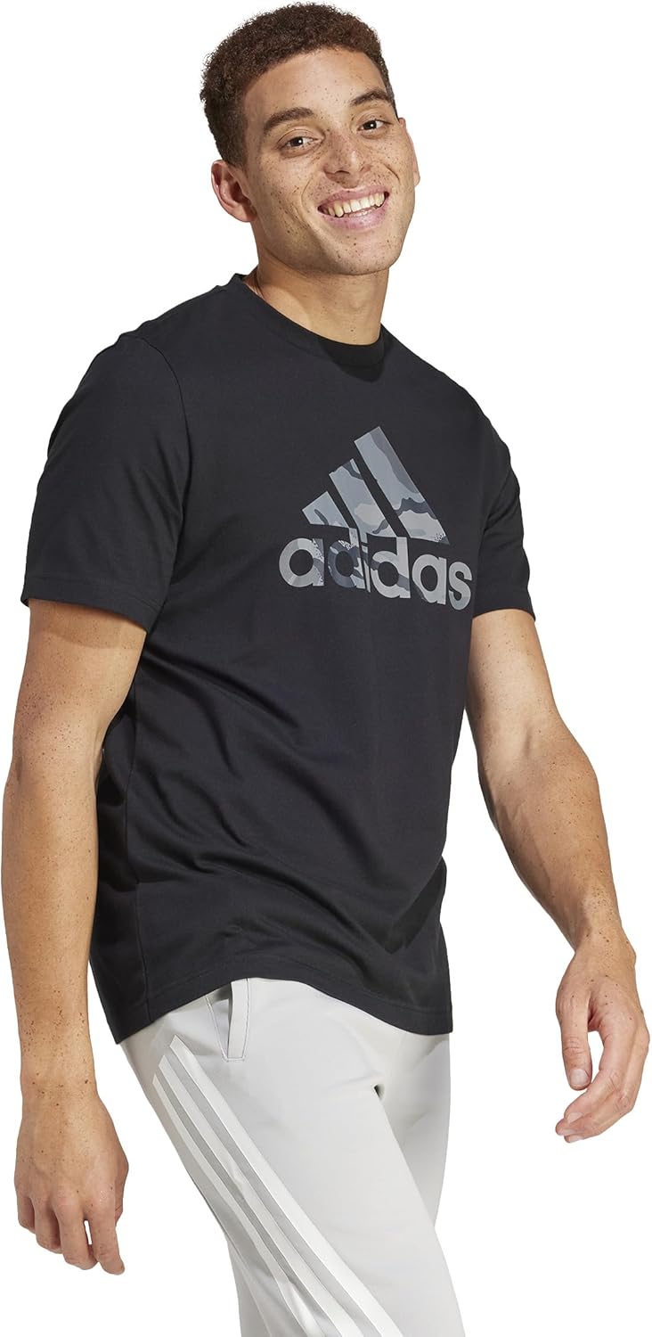 adidas Camo Badge of Sport Graphic Tee Men's T-Shirt (Pack of 1)