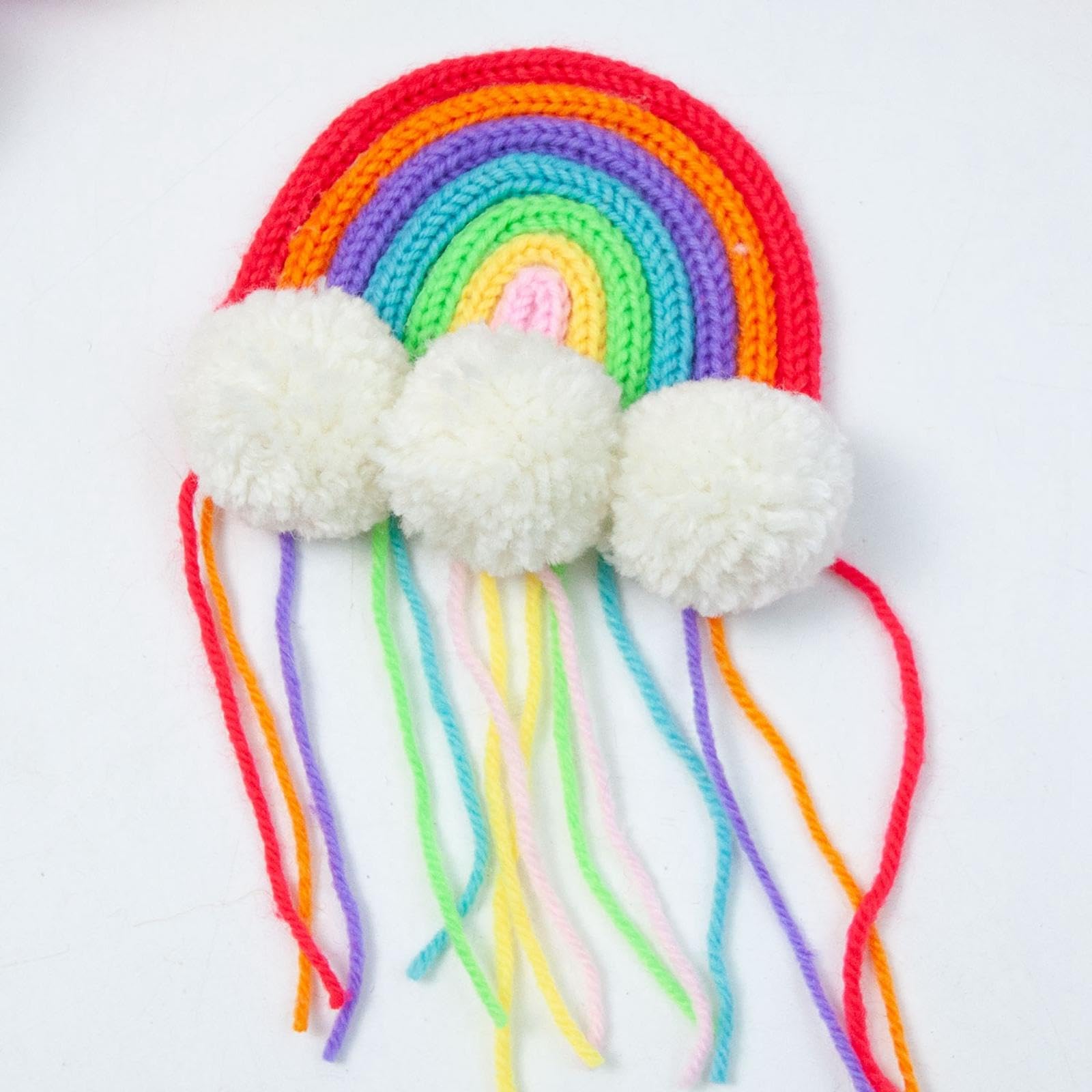 Easy Knitter ręczna maszyna dziewiarska upiększanie narzędzie dziewiarskie 12 kolorów przędza różowa