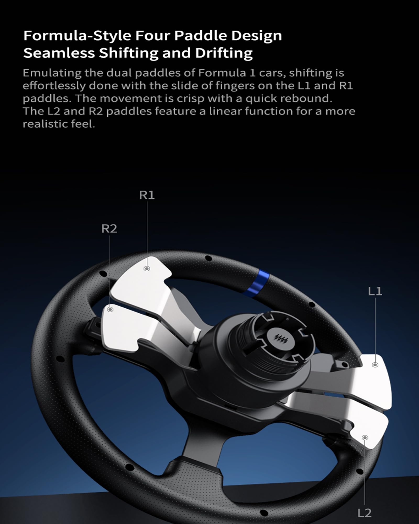 PXN V99 PC Racing Wheel con pedali e cambio, 3NM Force Feedback Lenkrad per Xbox One, Xbox Series X/S, PC, PS4