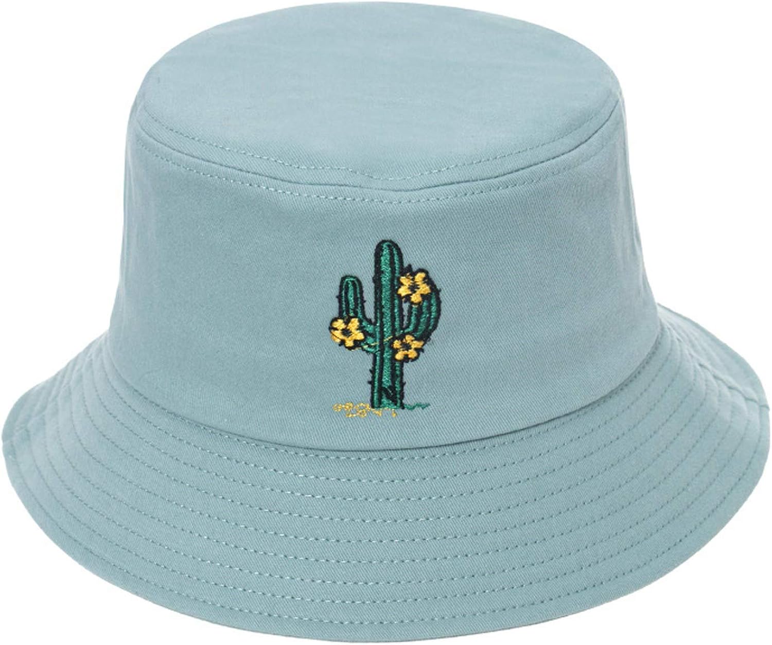 Liably Unisex Bucket Hat with Cactus Print, Summer Outdoor Sun