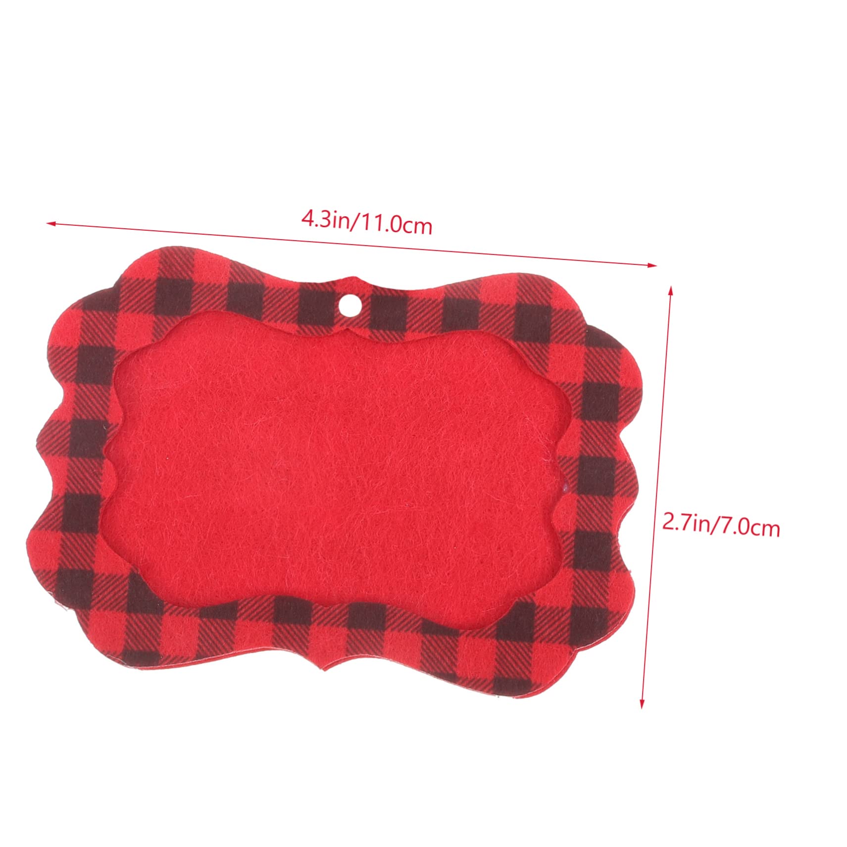 ABOOFAN 4 Juegos De Colgantes Para Árbol De Navidad De Fieltro Para Decorar Fotos 12 Unidades X 4