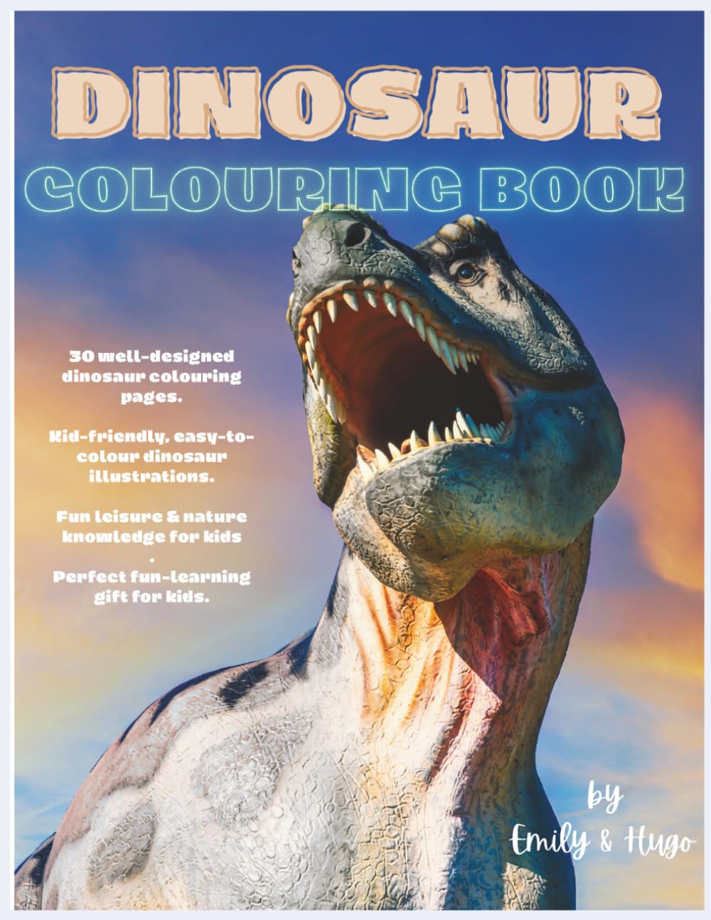 Dinosaur colouring book
