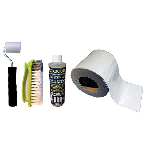 Rexoseal Kit de cinta de reparación de impermeabilización para todo tipo de clima, cinta resistente a los rayos UV y a altas temperaturas, color
