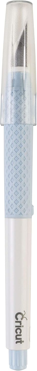 Cricut TrueControl Knife Kit - For Use As a Precision Knife, Craft knife, Carving Knife and Hobby Knife - For Art, Scrapbooking, Stencils, and DIY Projects - Comes With 5 Spare Blades - [Blue]
