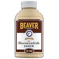 Vista 1 de Beaver Salsa de rábano picante Deli, botella exprimible de 12 onzas