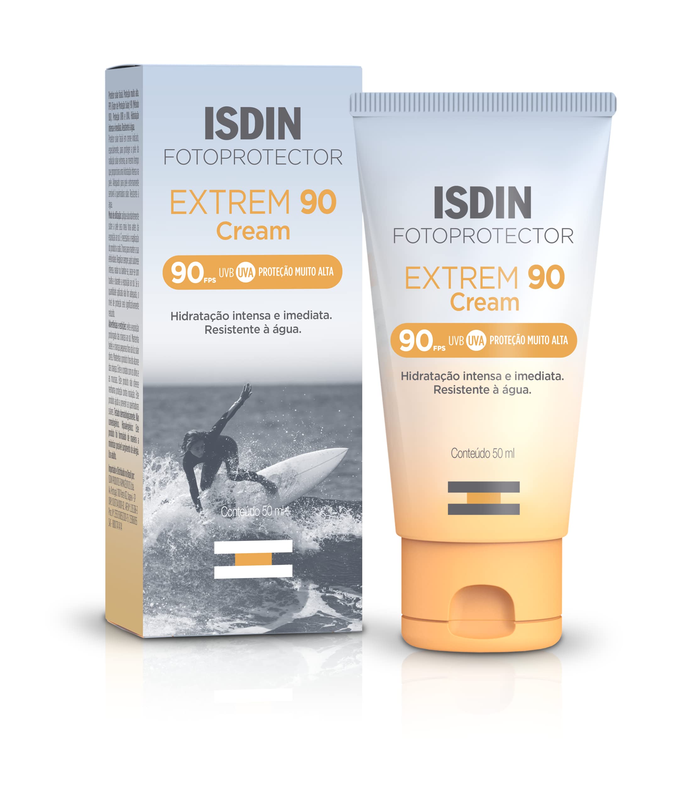 ISDIN Protetor Solar Facial Alta Proteção Extrem 90 Fps90-50Ml : Amazon ...