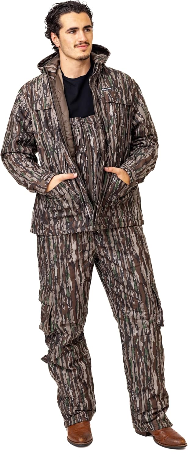 Realtree Men's Camo Hunting Insulated Cold Weather Parka Jacket - Water-resistant, Mid-weight and Super Warm
