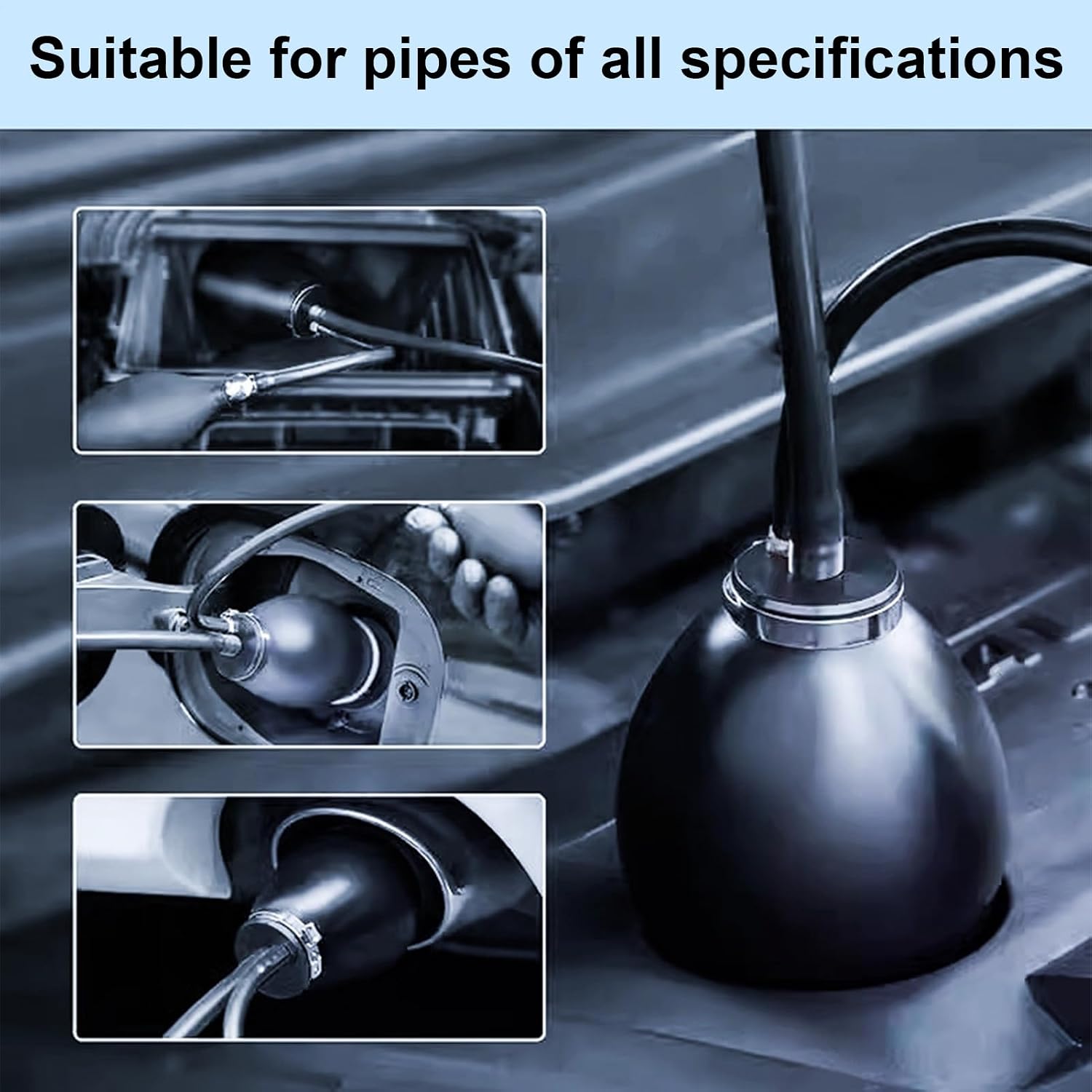 Automotive Diagnostic Tools Plug-and-Play Quick Tester Air Intake Testing | Vacuum Leak Detector Detection Tester Tool for Automotive Intake Sewer Plumbing Gas Engine Conditioning Pipeline Vacuum