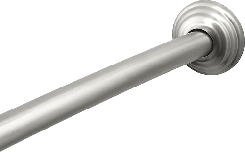 Kohler 563607 K-9349-BS Expanse Curved Shower Rod - Traditional design, Brushed 