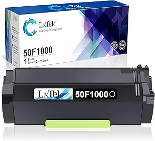 LxTek Compatible 50F1H00 501H Toner Cartridge Replacement for Lexmark 501H 501X 50F1X00 50F1000 for MS510dn MS415dn MS610de MS310d MS312dn MS410dn MS310dn MS410d (Black, 1 Pack)
