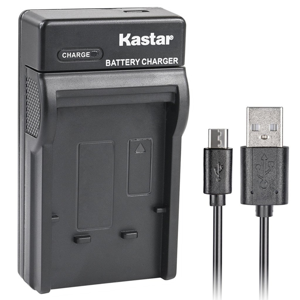 Kastar Slim USB Charger for Panasonic CGR-D28 D28SCGR-D08 D08S CGR-D14 CGR-D16 D16S, CGR-D120 CGR-D210 CGR-D220 CGR-D320 & Panasonic AG Series,