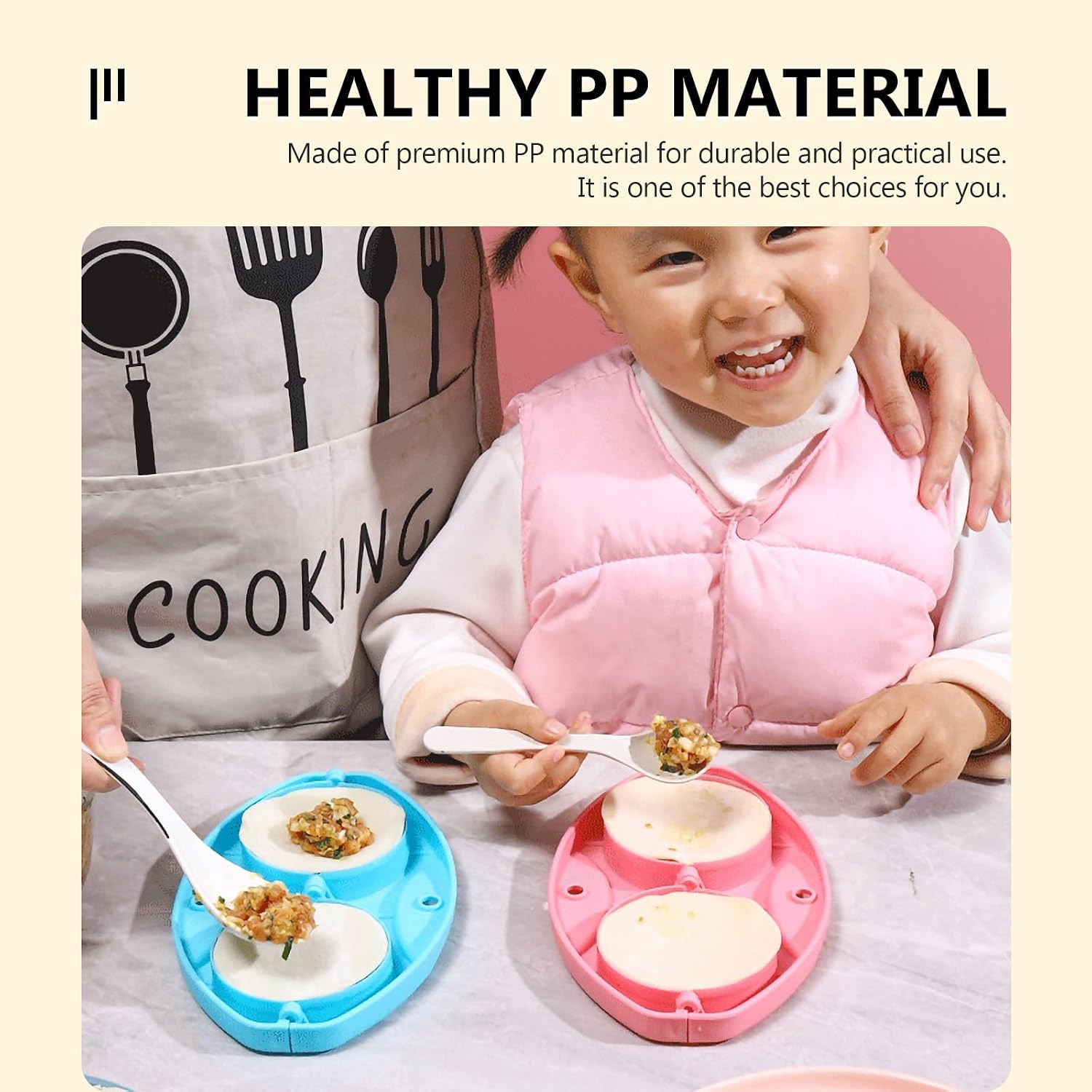 2pcs Dumplings Molds Folding Dumplings Makers Xmas PP Crimping