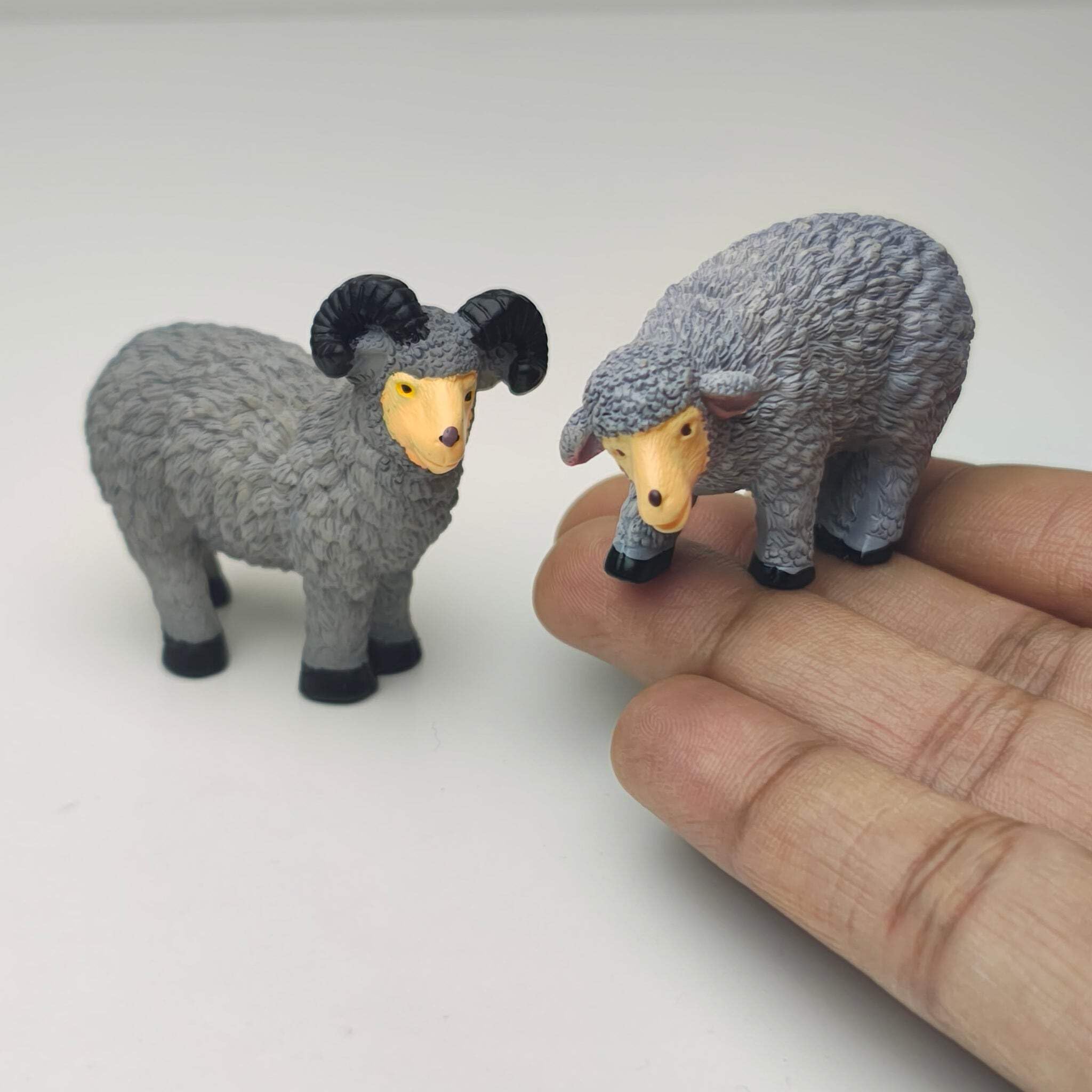 Miniature Sheep Set for Dollhouse | Farm Animal Figurine Collection | Mini Farm Décor & Collectible Display Accessories-picture-29