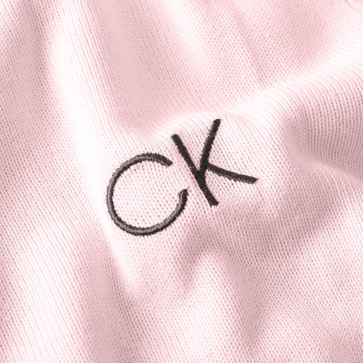 Calvin Klein Golf Hommes col Rond Pull Tour - Rose - L