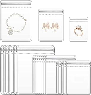 YouBella Jewelry 21 Pcs (3 Sizes) Jewellery Organiser Storage Pouches Clear Zip Lock Cover for Rings, Earrings, Necklace, ... Price In India