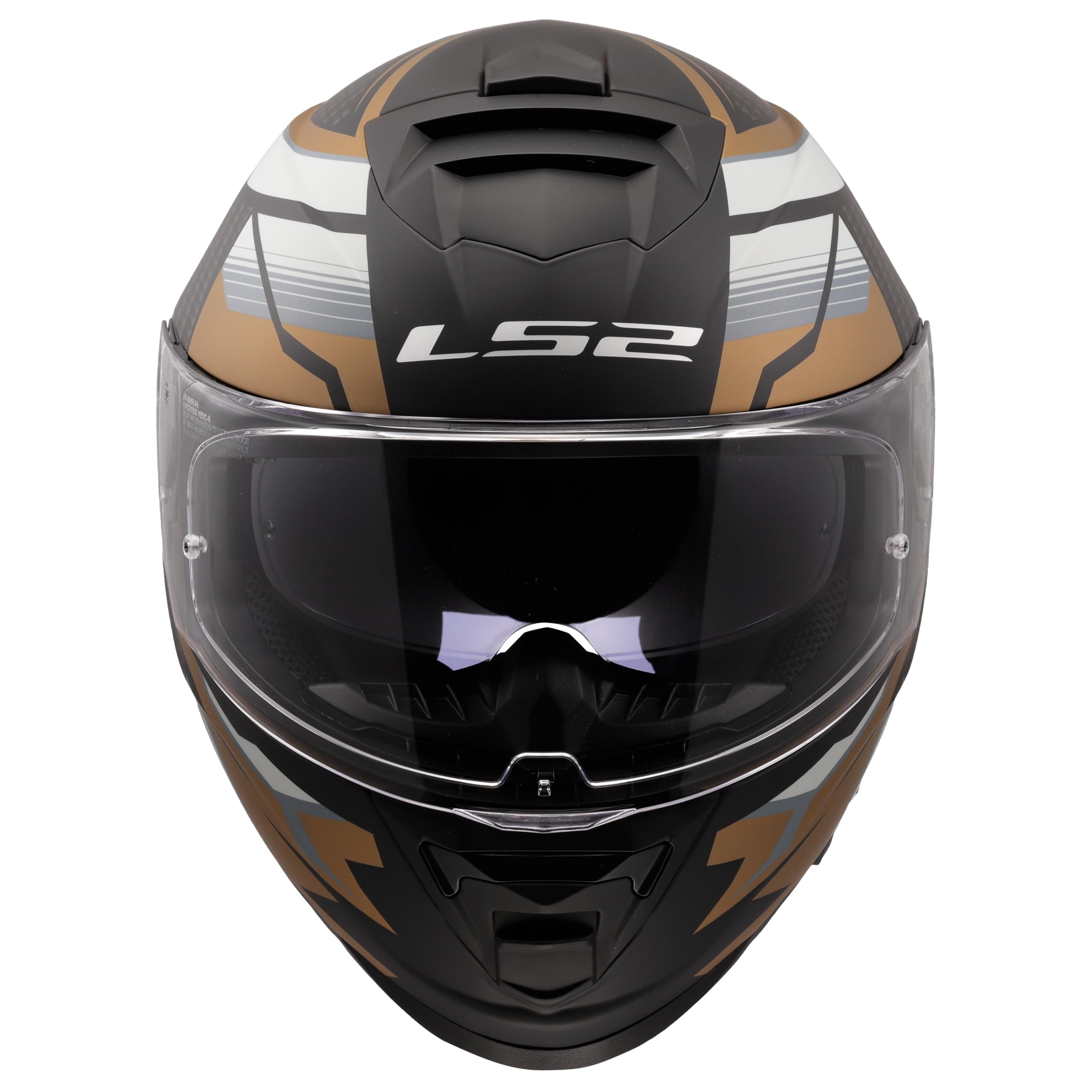 LS2, Casque Moto Intégral Storm II Tracker Black Gold, 3XL