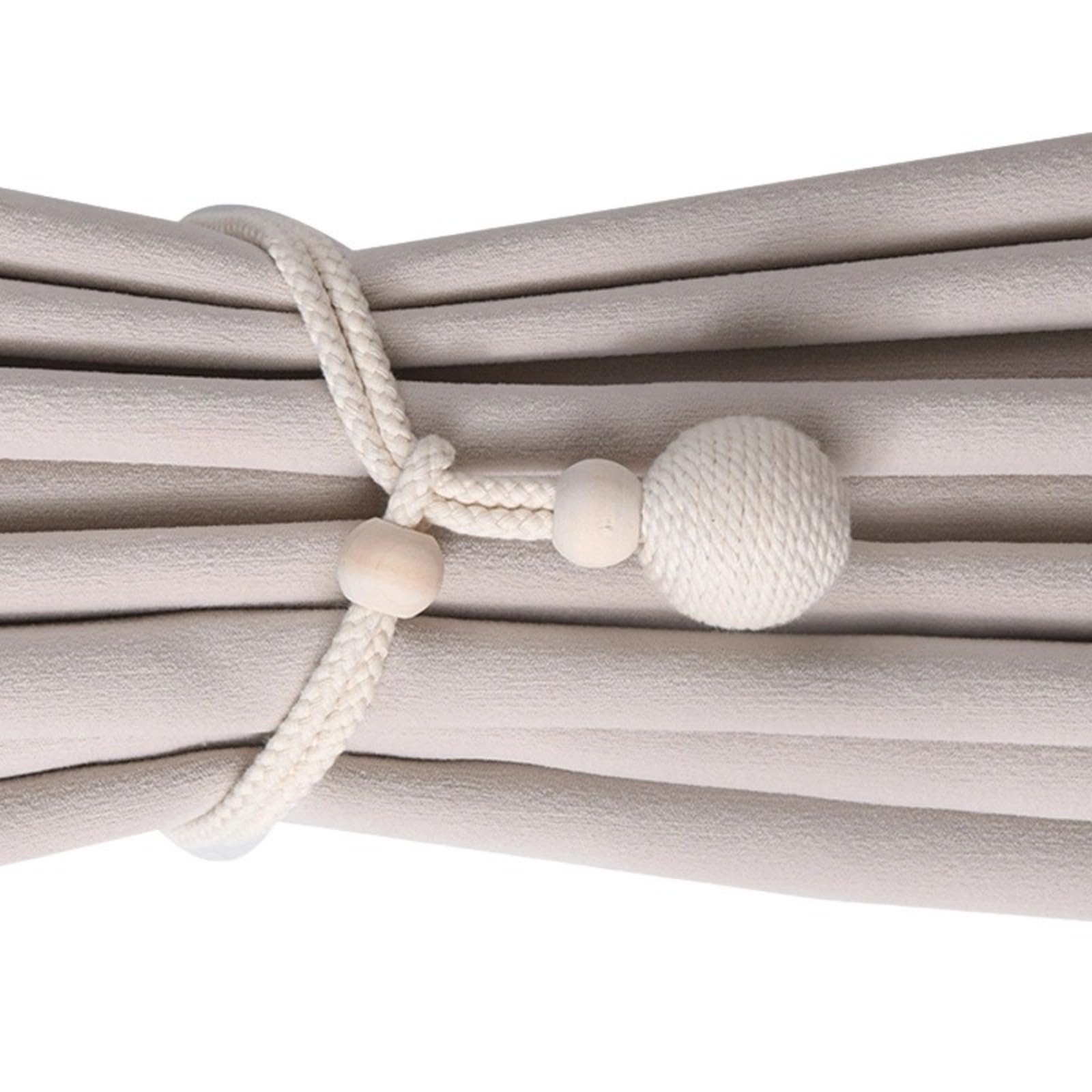 Braided Rope Knot Drapery Holdbacks Decorative Curtain Tie Backs for Window Drapes Braided Curtain Tiebacks Tiebacks