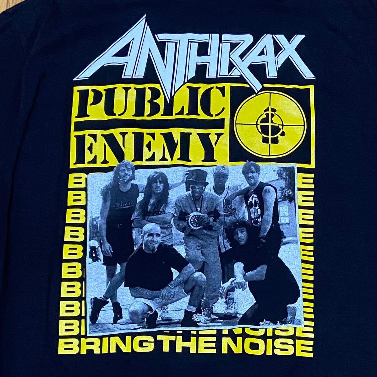 Amazon.co.jp: ANTHRAX × PUBLIC ENEMY Tシャツ アンスラックス