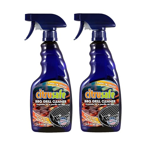 Citrusafe Grill and Grate Cleaner Spray 2 Pack 16 Oz