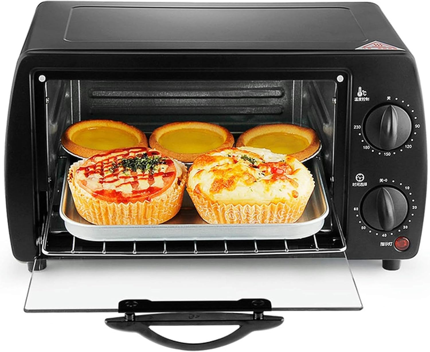 9L Family Oven Mini, 60 -Minute Timer, Multifunction Automatic Oven Dryer, For Sandwich Bread, Artisanal Bread, Pizza, Pastry Shop
