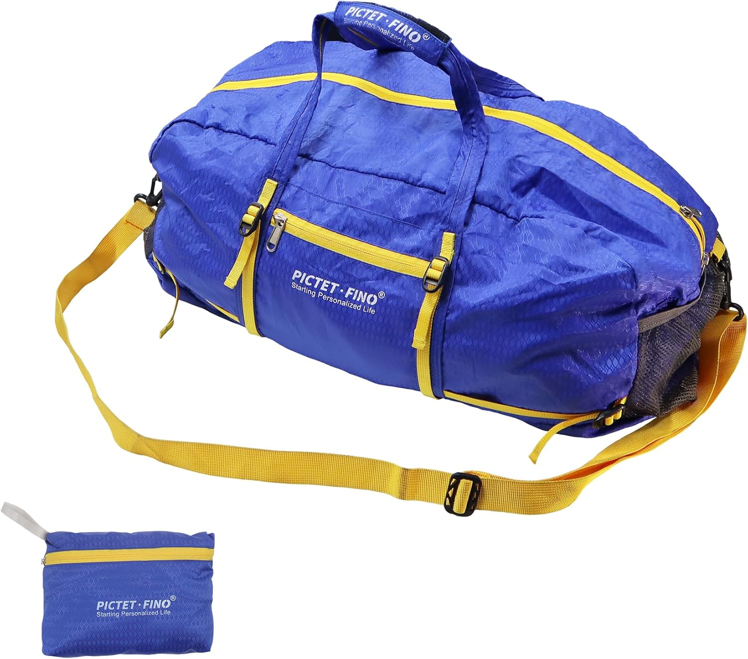 Travel Bag, Foldable Duffel Bag for Sport Gym, Portable Traveling Bags for Fitness and Camping