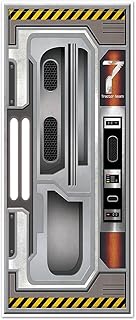 Beistle Spaceship Door Cover