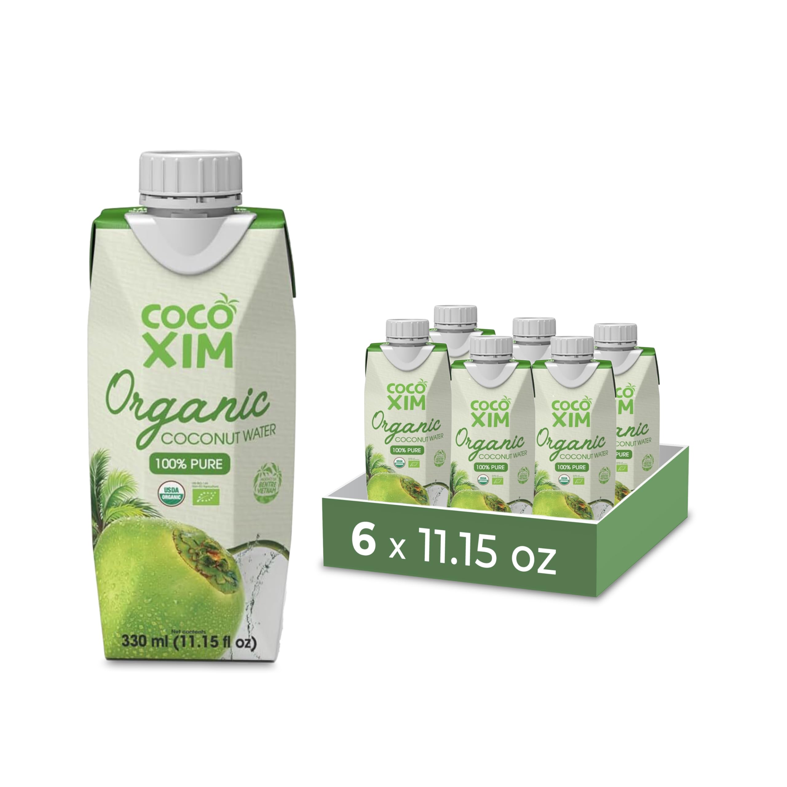 Amazon.com : COCOXIM Ready to Drink Organic Coconut Water - 11 oz