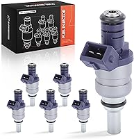 A-Premium Set of 6 Fuel Injectors for BMW 330i, 330Ci, X5, X3, Z4, Z3 L6 3.0L - Replaces 13641439800