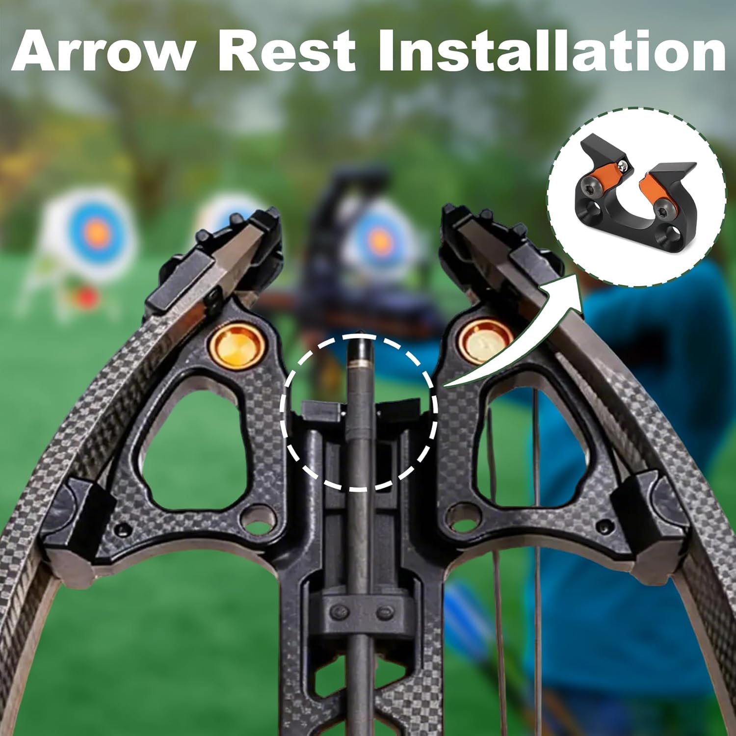 Aluminum Alloy Premium For Ravin Arrow Rest, With High Precision and High Frame Rate, Spring Rollers that Reduce Friction, For Ravin Arrows is Compatible with Most of the Ravin Series Crossbows