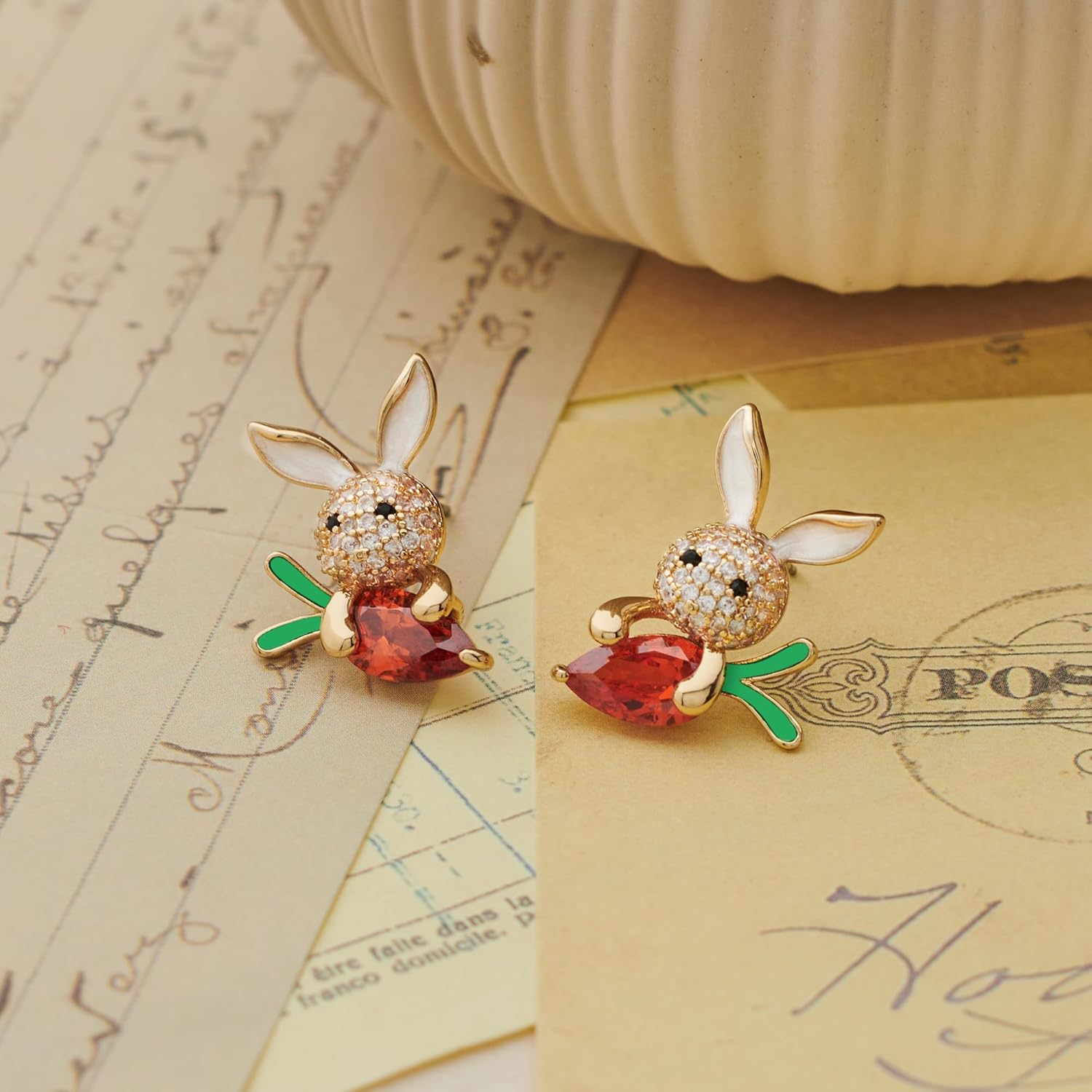 Easter Bunny Earrings for Women Easter Gifts for Wife Friends - Image 3
