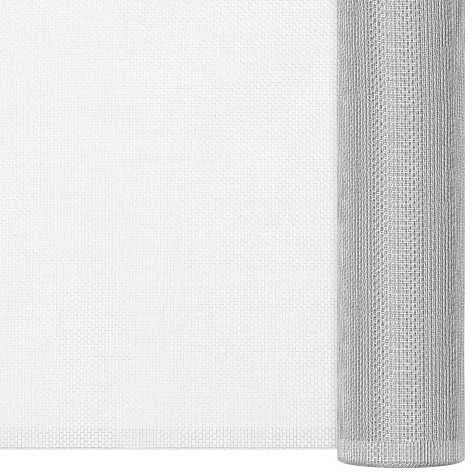 Gecheer Mosquitera de Aluminio 80x2000cm, Reparación de Ventanas, Jaulas, Resistente al Óxido, 125g/m²