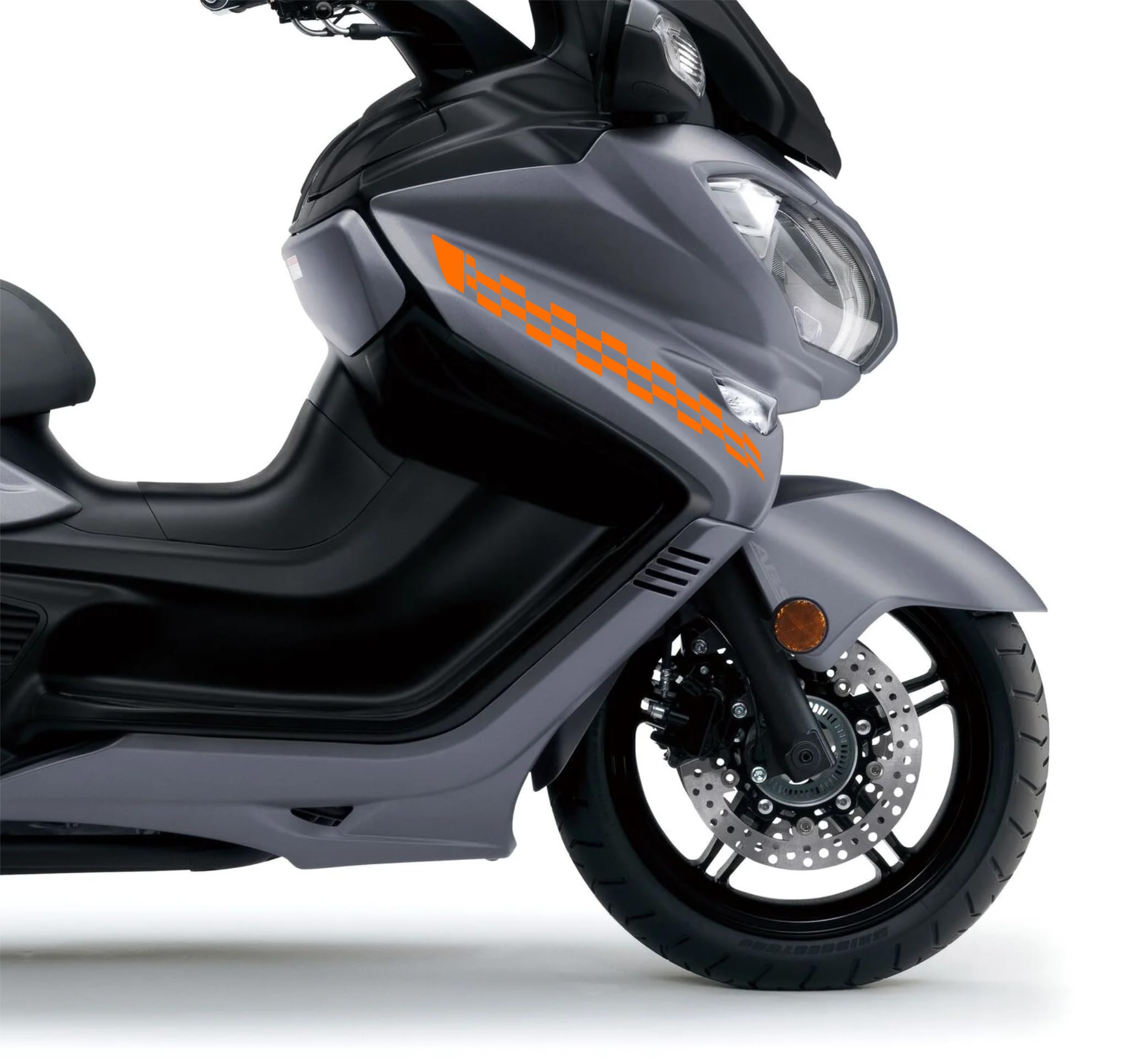 Labelbike 2 Stickers 3D Résine Burgman 250-400-650 Carbone Pour Scooter Suzuki - Protection Et Personnalisation
