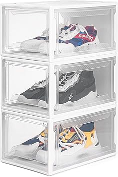 transparent sneaker box
