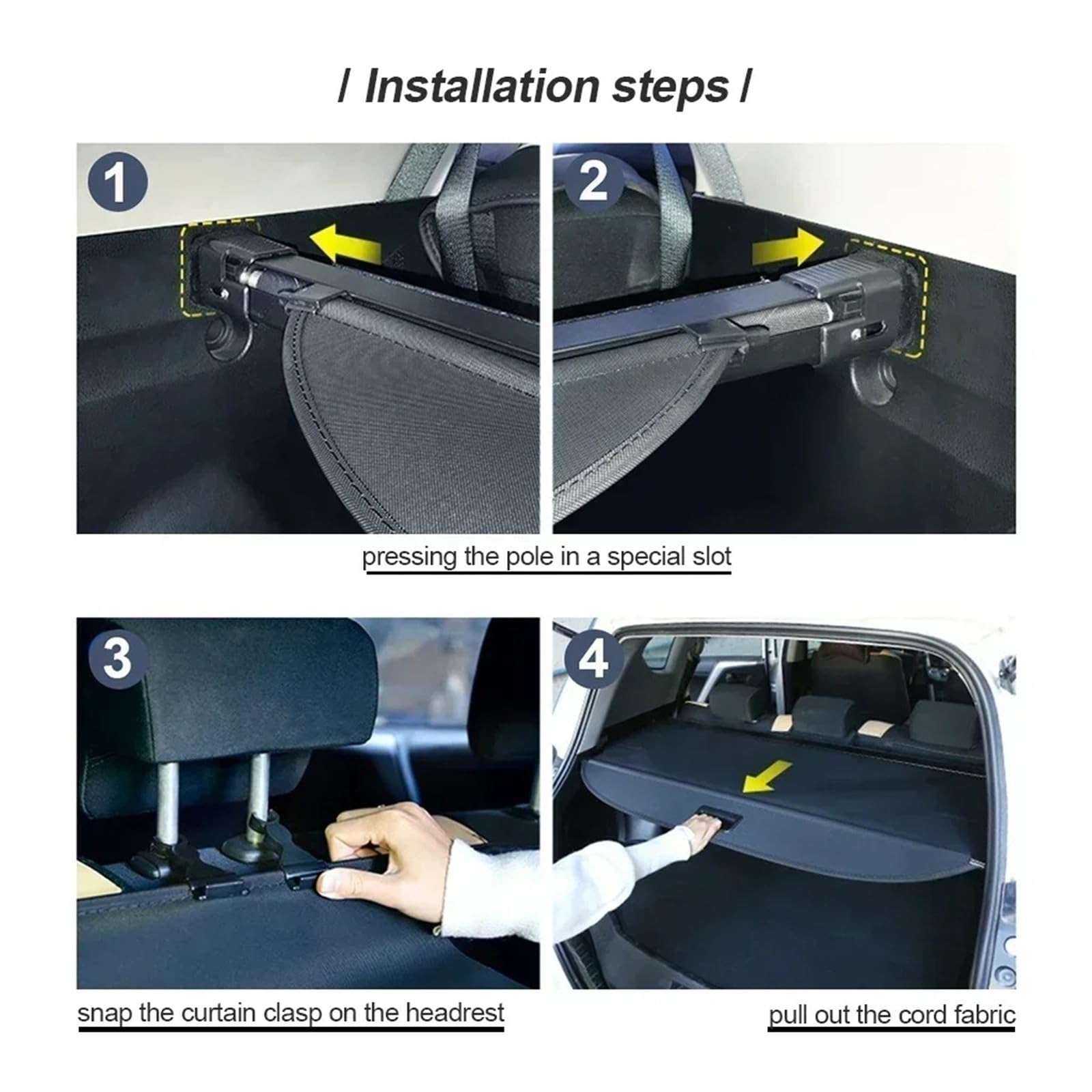 Cargo Cover Zubehör DM SWB Auto Trunk Cargo Abdeckung Gepäck Vorhang Teile Für Hyundai Für Santa Für Fe Sport 2013~2018 2014 2015 2017 Kofferraumdeckel