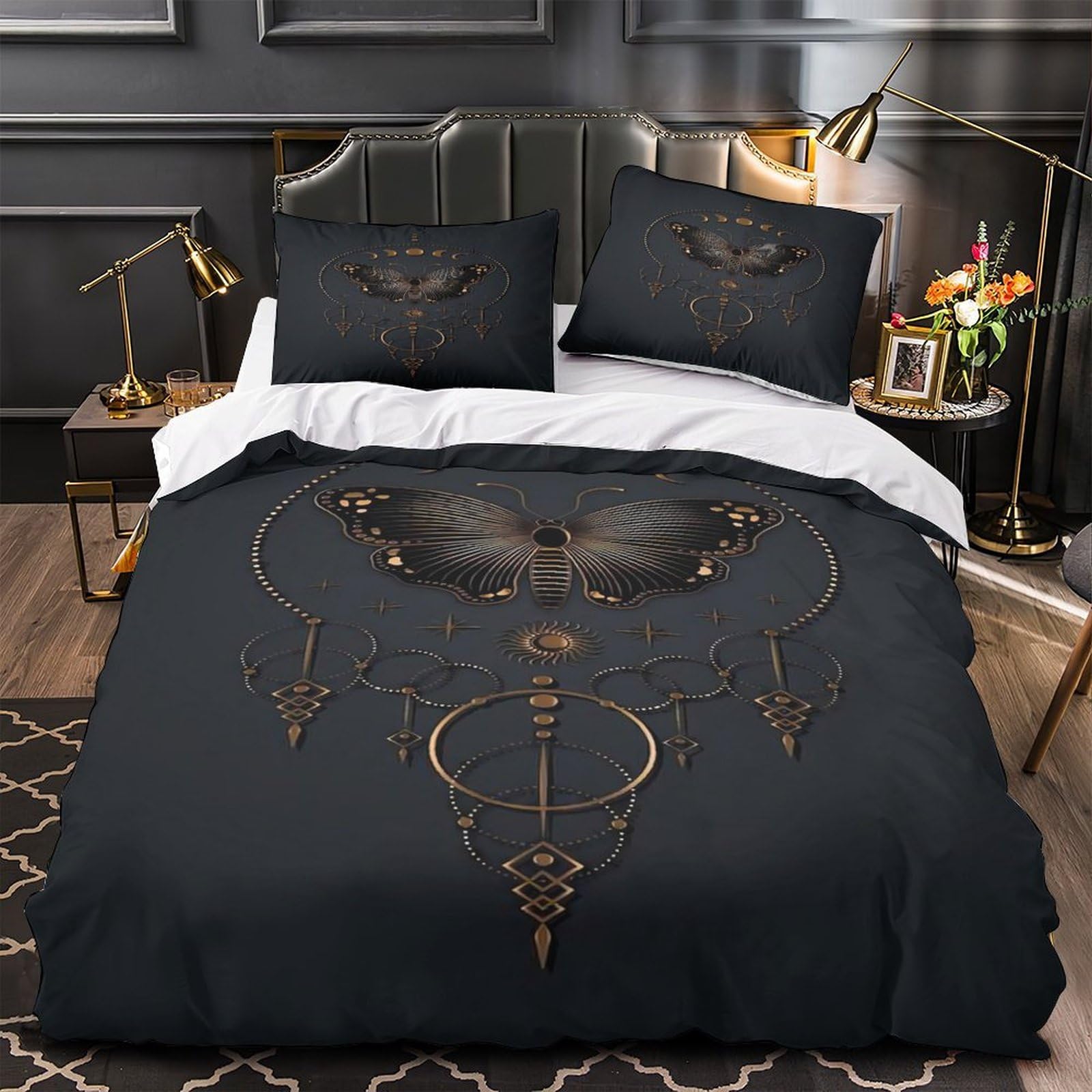 Housse de couette papillon 3D pour transformer la chambre d'un garçon adolescent