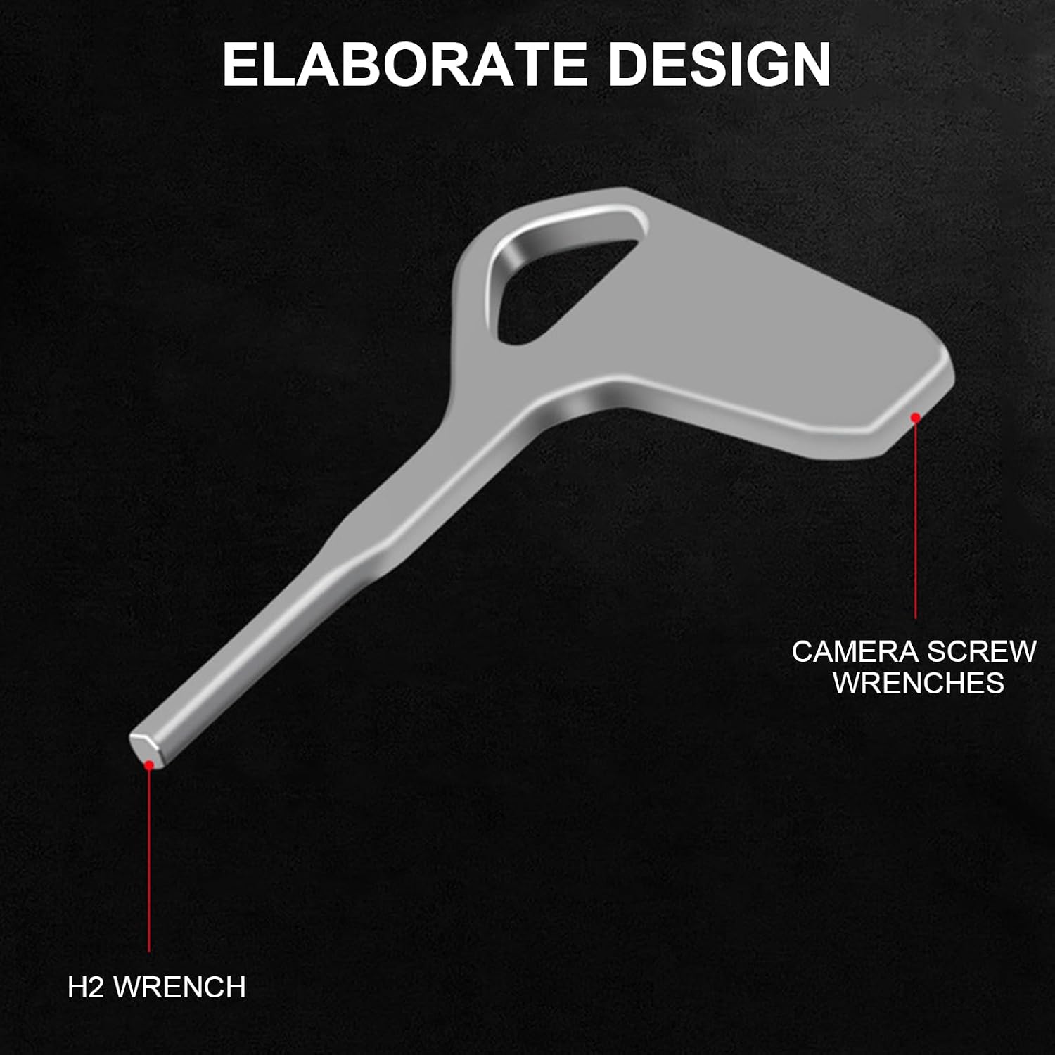 Camera Slotted Screw Wrench, 1/4 Screw Quick Release Board Removing Tool, DSLR Camera Accessory