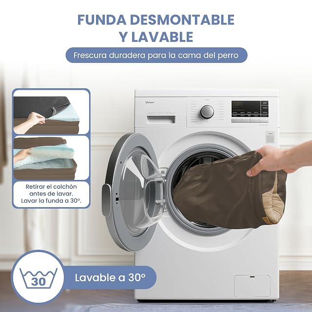 Foto 8 de 8 de ELONEO Cama ortopédica para Perro Perros pequeños